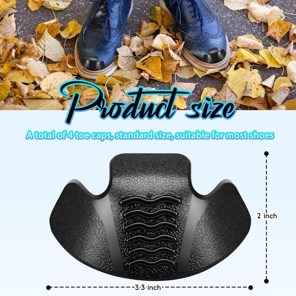 Bencailor Boot Toe Protectors Guards Work Protector Cover Black