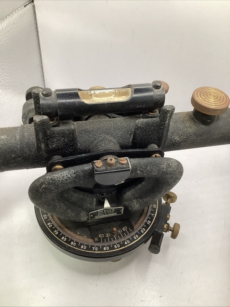 Vintage C.L. Berger Transit Engineering Instrument Model 143A