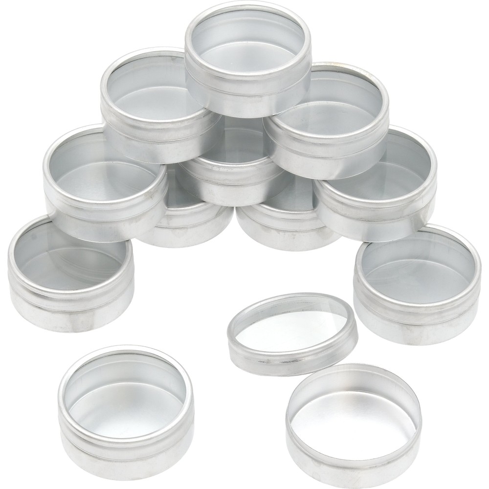 12 Seed Bead Storage Jars Beading Finding Organizer 2"