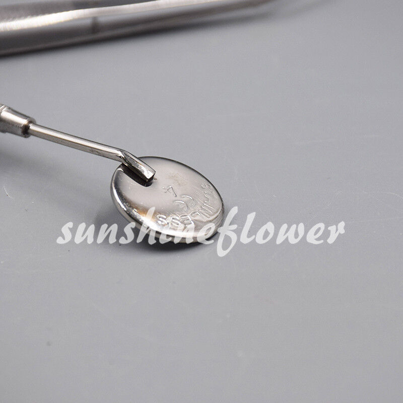 3 Pcs/Set Dental Instruments Basic Set Mouth Mirror Explorer #4 Cotton Plain