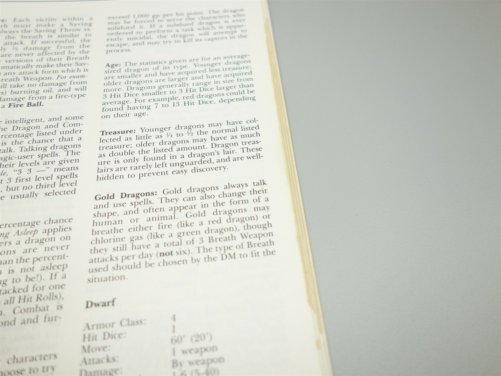 Dungeons & Dragons, D&D: Sourcebook - Dungeon Masters Rulebook (TSR)