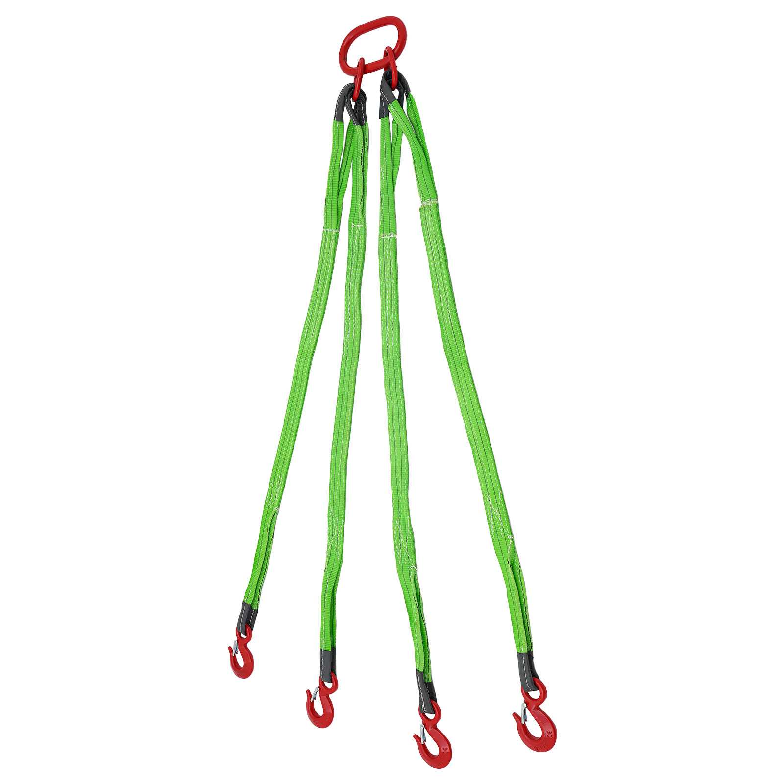 6 Ton/13227.74lbs 4 Strands Lifting Chains Lift Ring Chain Moving Sling w/Hooks