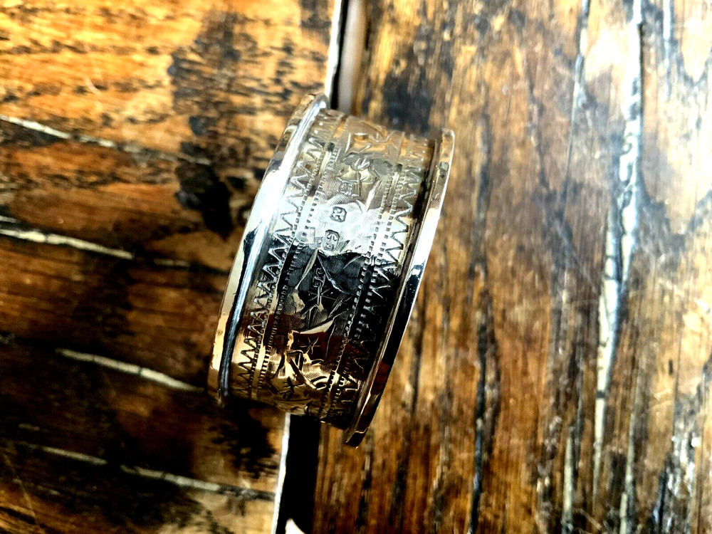 Antique Solid Silver Napkin Ring