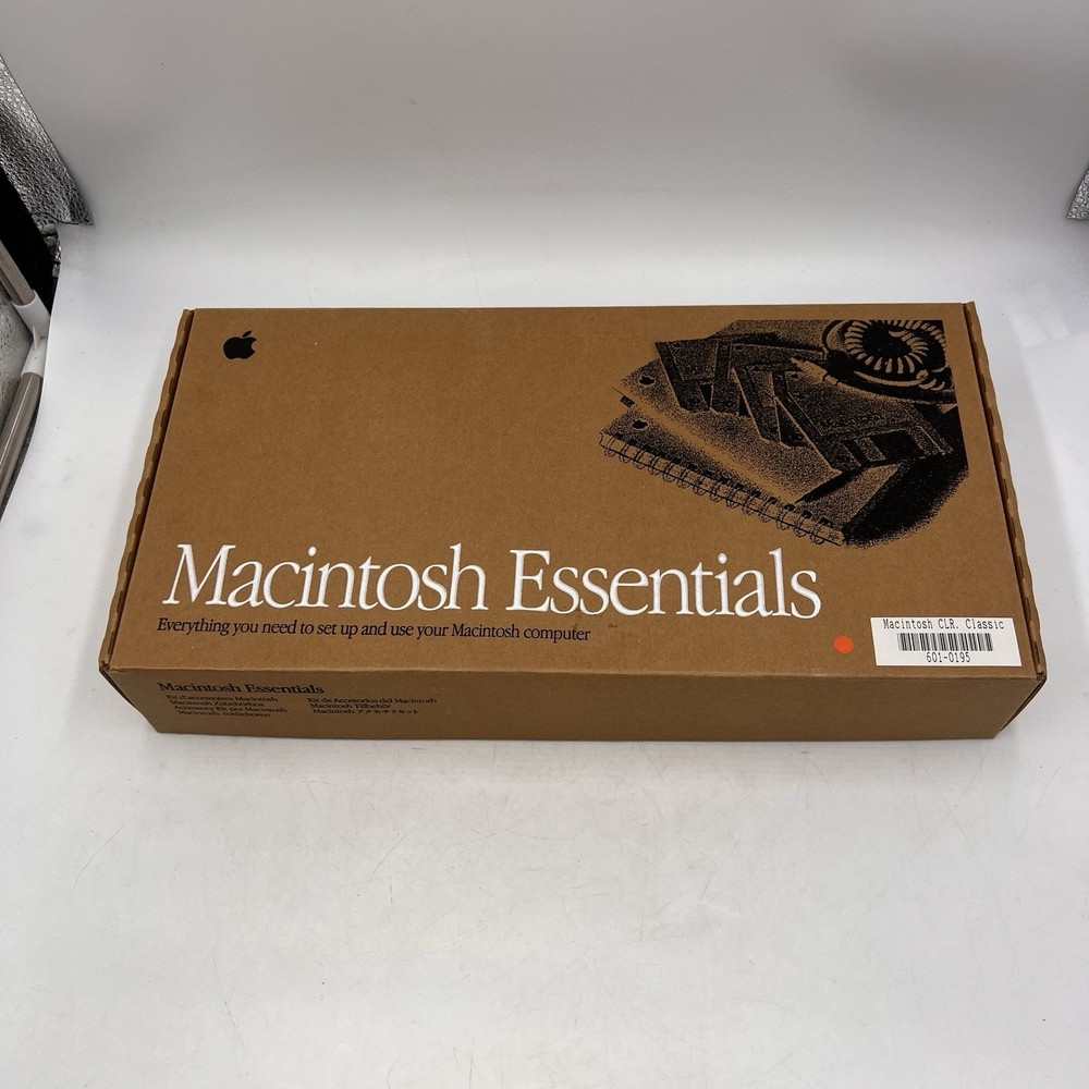 Vintage* BOX ONLY* 1992 Macintosh Essentials From Apple Computers