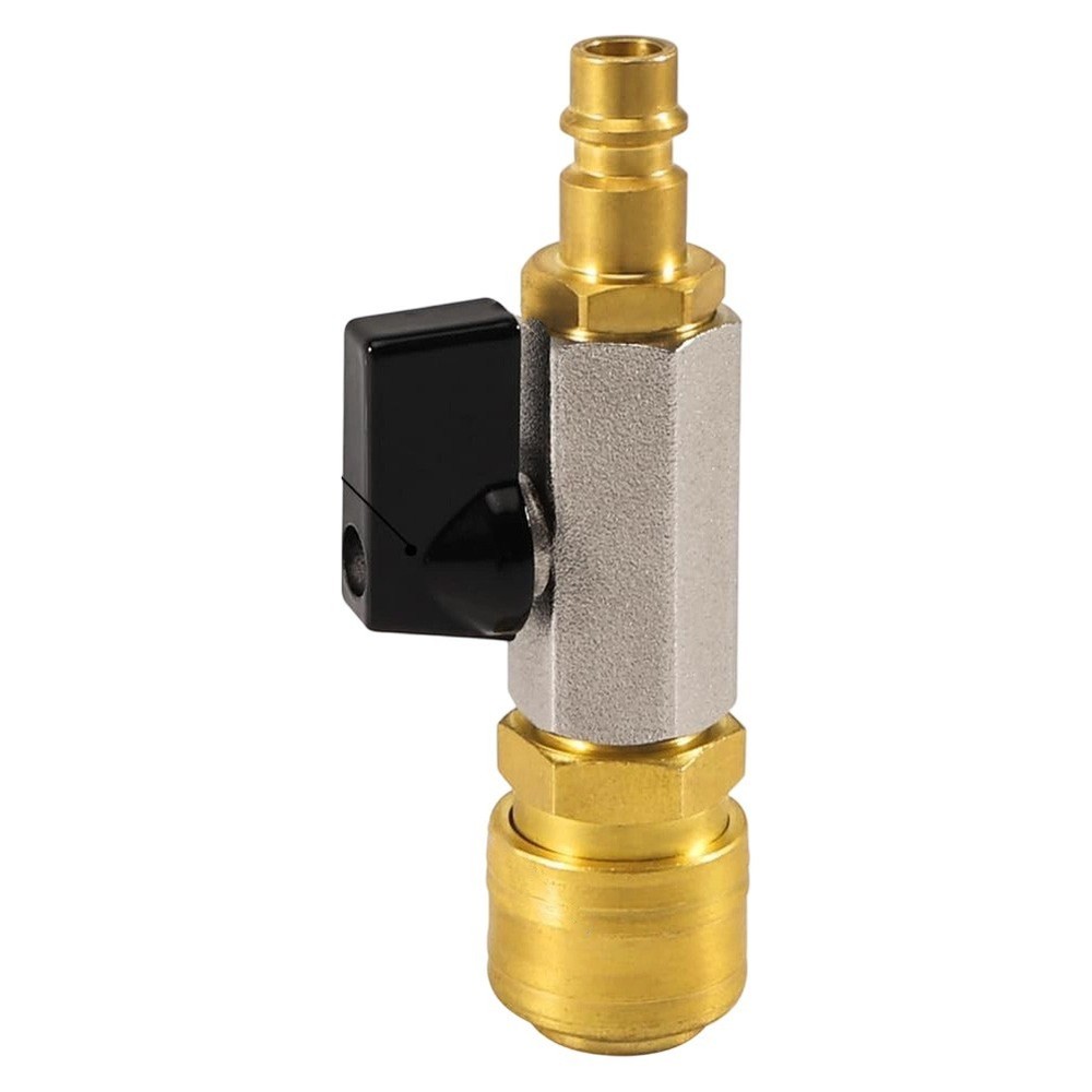 Air Compressor Hose Connector 14 Inch Brass With Fast Release Coupling