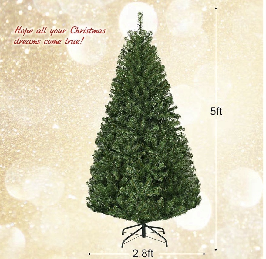 christmas tree with lights