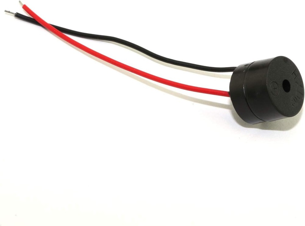 5pcs DC 12V Wired Active Electronic Buzzer Electromagnetic Type 12095 Black