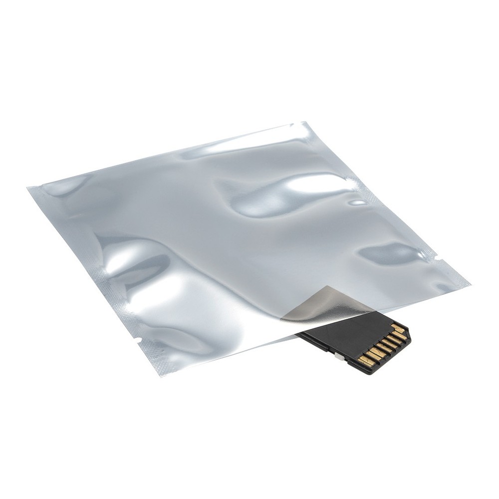 25 PCS Anti Static Bag Shield Shielding Bag, Flat Open Top, 3.9" x 3.9"