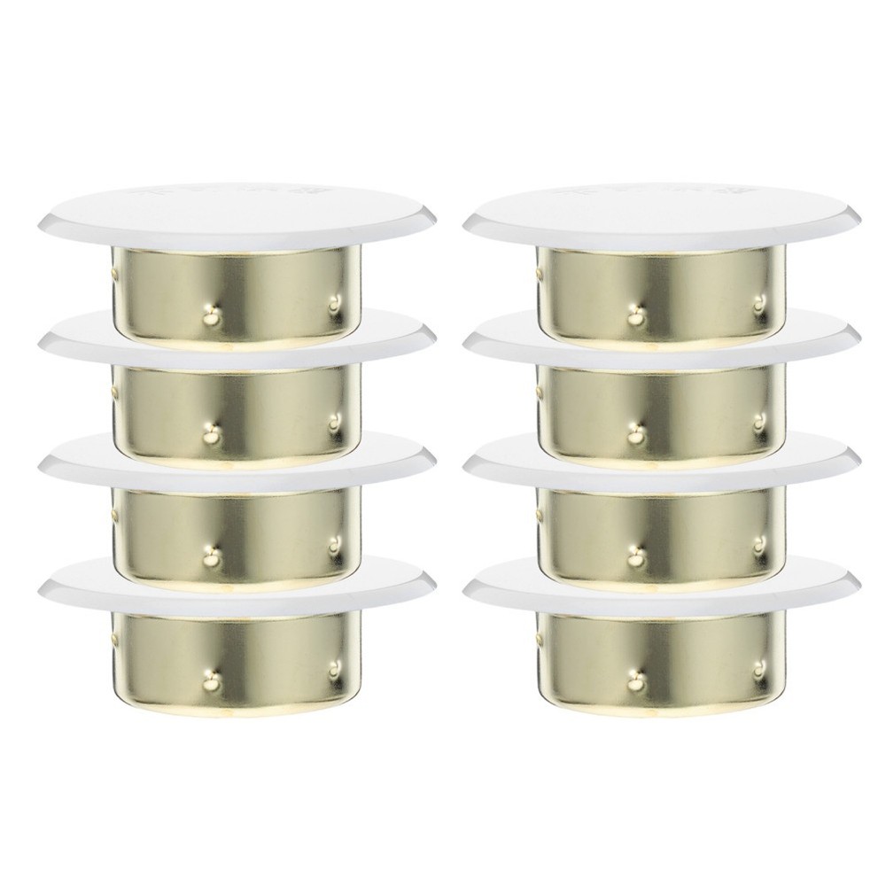 8 Pcs Flat Cover Plate Decorative Sprinkler Concealed Fire Nozzle