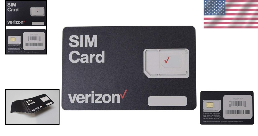 Versatile 4G LTE SIM Card - 3 Sizes (Nano/Micro/Standard) for Verizon Users