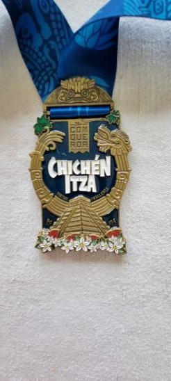 CONQUEROR CHALLENGE MEDAL -  CICHEN ITZA - VERY NICE !!