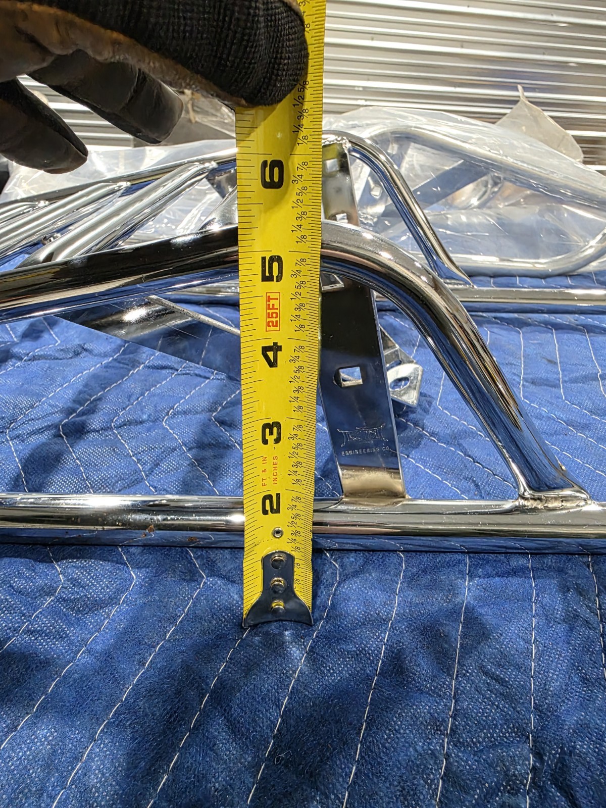 1971 1972 1973 NOS Honda CB350 CB CL 350 CL350 Chrome Rear Luggage Rack Carrier