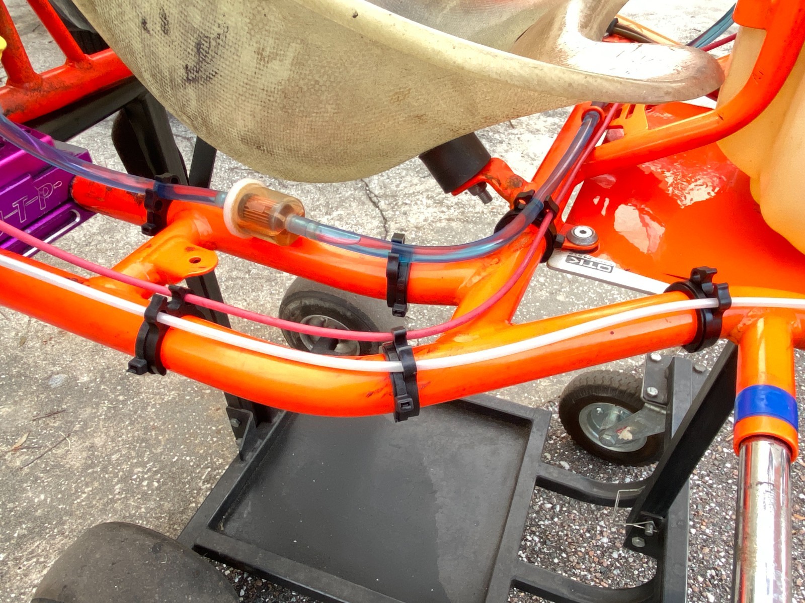 FREE SHIPPING! Kart fuel wire cable guide Briggs 206 TAG Shifter X30 Rotax IAMI