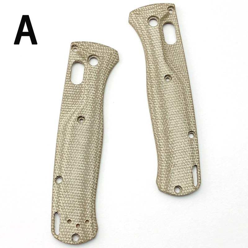 Replacement Micarta Scales – Canvas Black, Fits Benchmade Bugout 535, EDC Mod