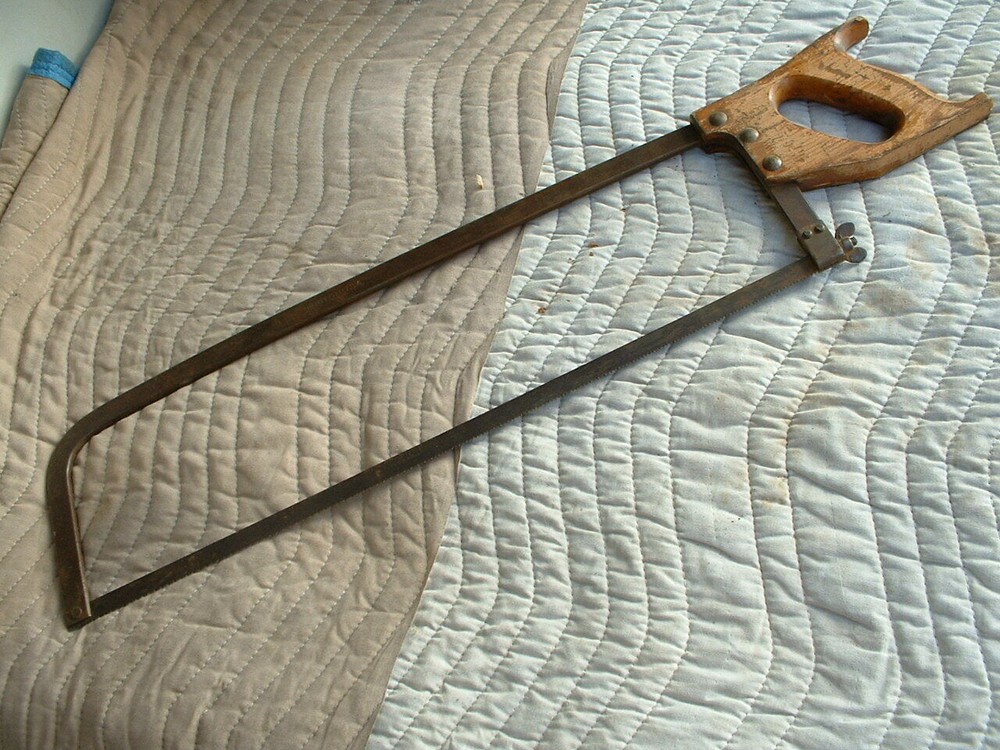 Vintage Disston 22" Meat Bone Butcher Hack Saw