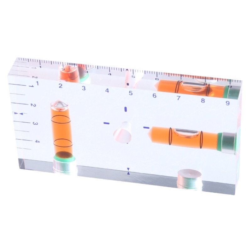 Essential Leveling with Clear Housing & Precisions Liquid Small Leveling Tool