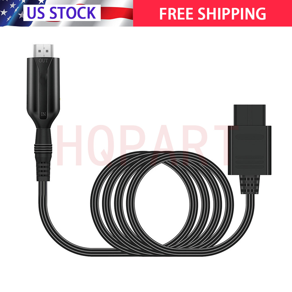 For Nintendo Gamecube NES SNES N64 To HDMI Converter Adapter 1080P HD Cable