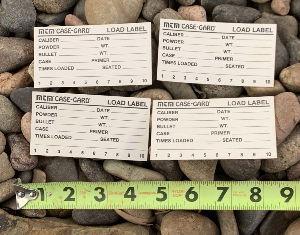 MCM Case Guard Load Labels. Vintage. New