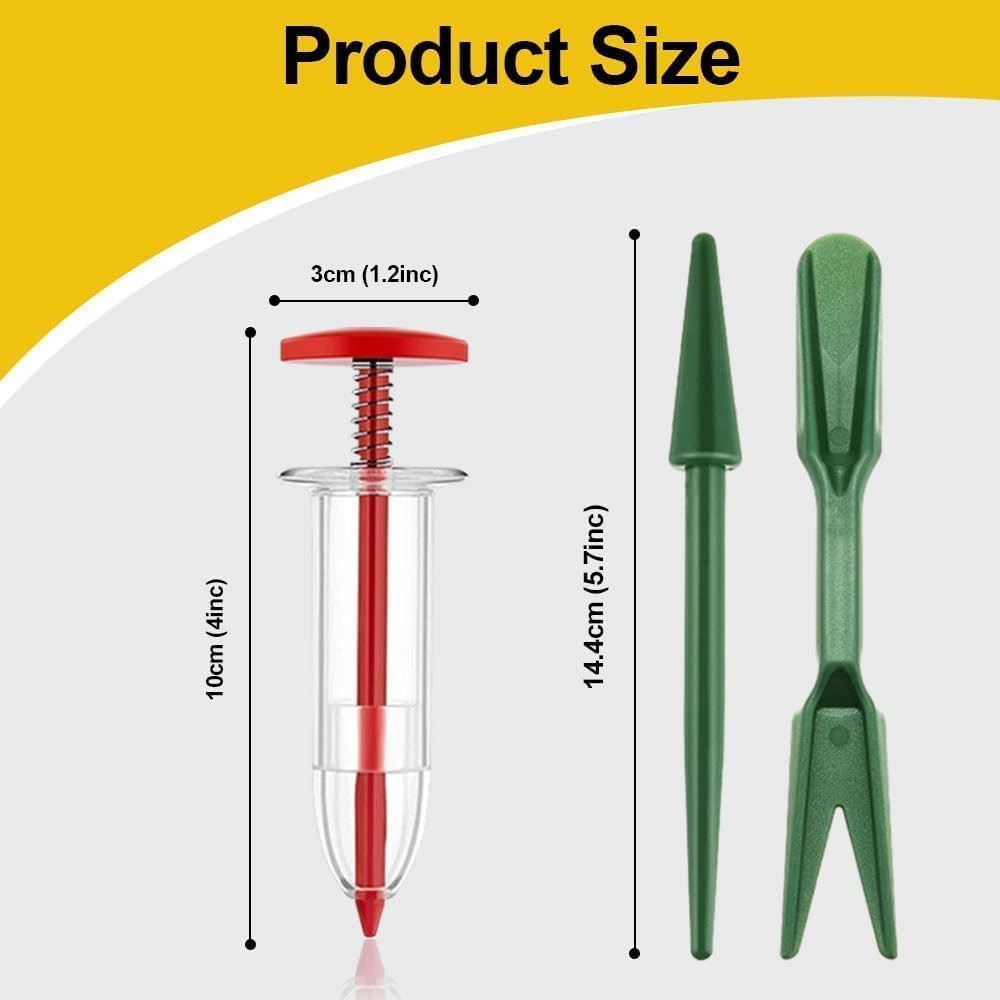 6 Pcs Mini Seed Spreader, Mini Sowing Seed Dispenser, Small Seed Planter Tool...
