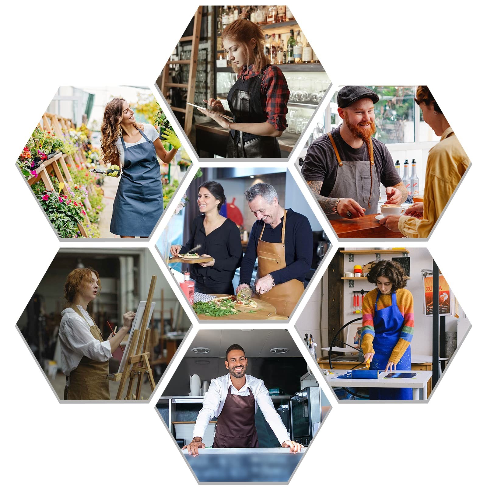 Kitchen Aprons for Cooking Women with Pockets Waterproof Apron Juneteenth 19t...