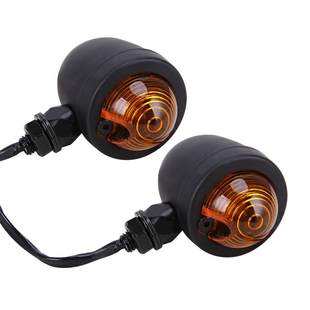 Motorcycle Driving Passing Spot Fog Turn Signal Light Bar W/ Bracket For Harley