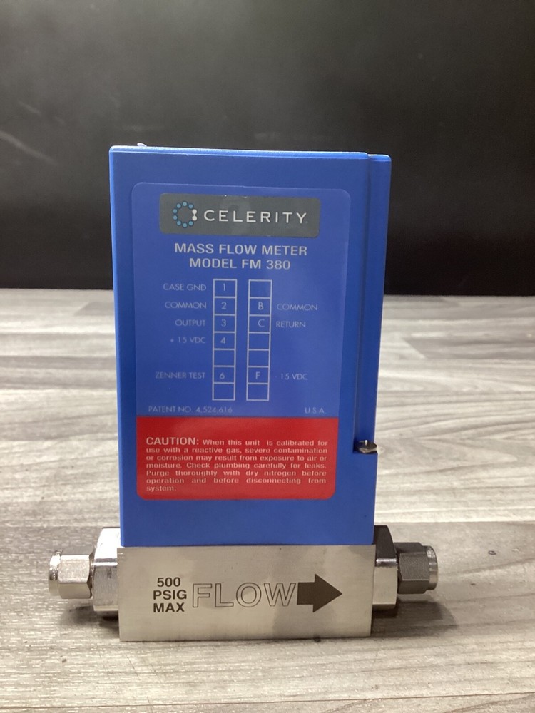 Celerity FM380 Mass Flow Controller #105D101PR5