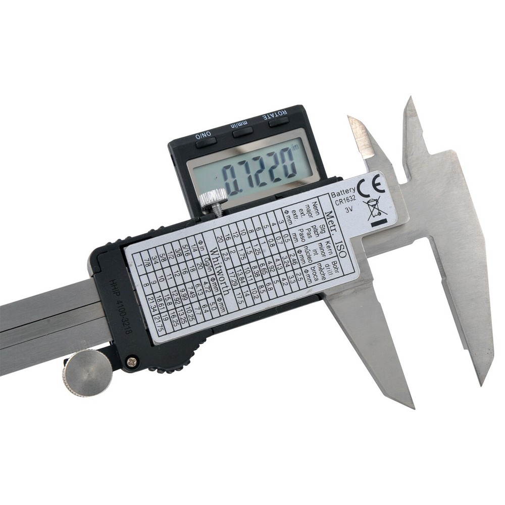 8"/200MM FLIP OVER LCD ELECTRONIC CALIPER (4100-3218)