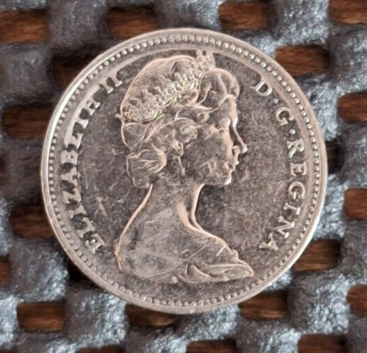 CANADA 5 CENTS 1967 NICKEL
