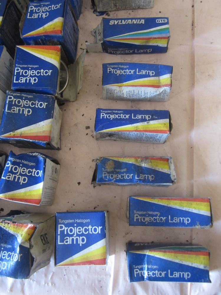 30pc Sylvania Tungsten Halogen Projector Lamps (MIX)