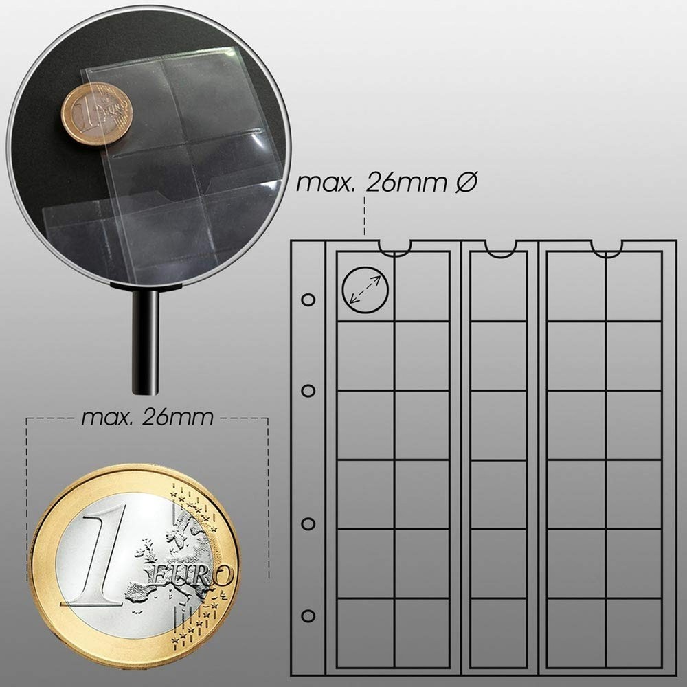 Prophila Coin Album with 4 Cases for 110 Coins