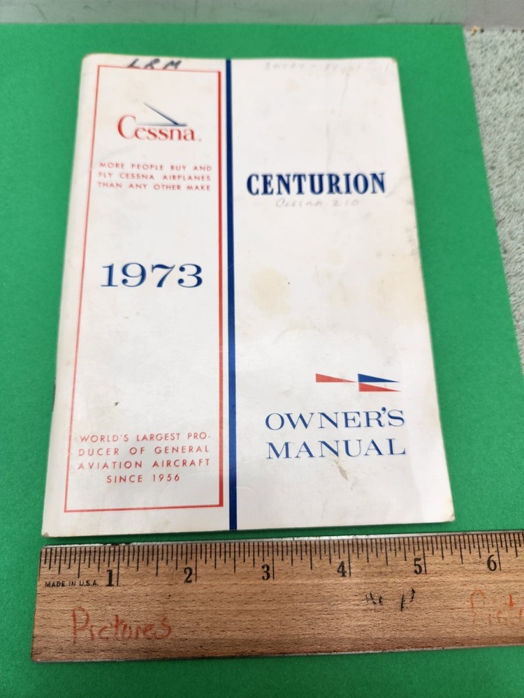 1973 Cessna Centurion Owner's Manual