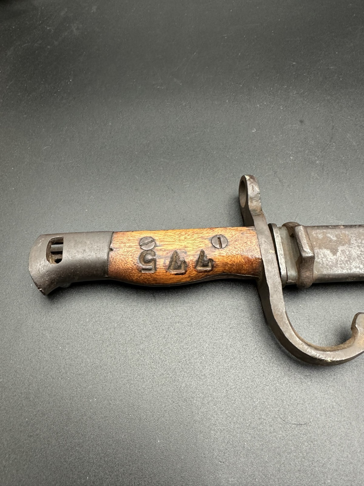 Japanese Type 30 Bayonet. Arisaka Rifle Bayonet + Scabbard