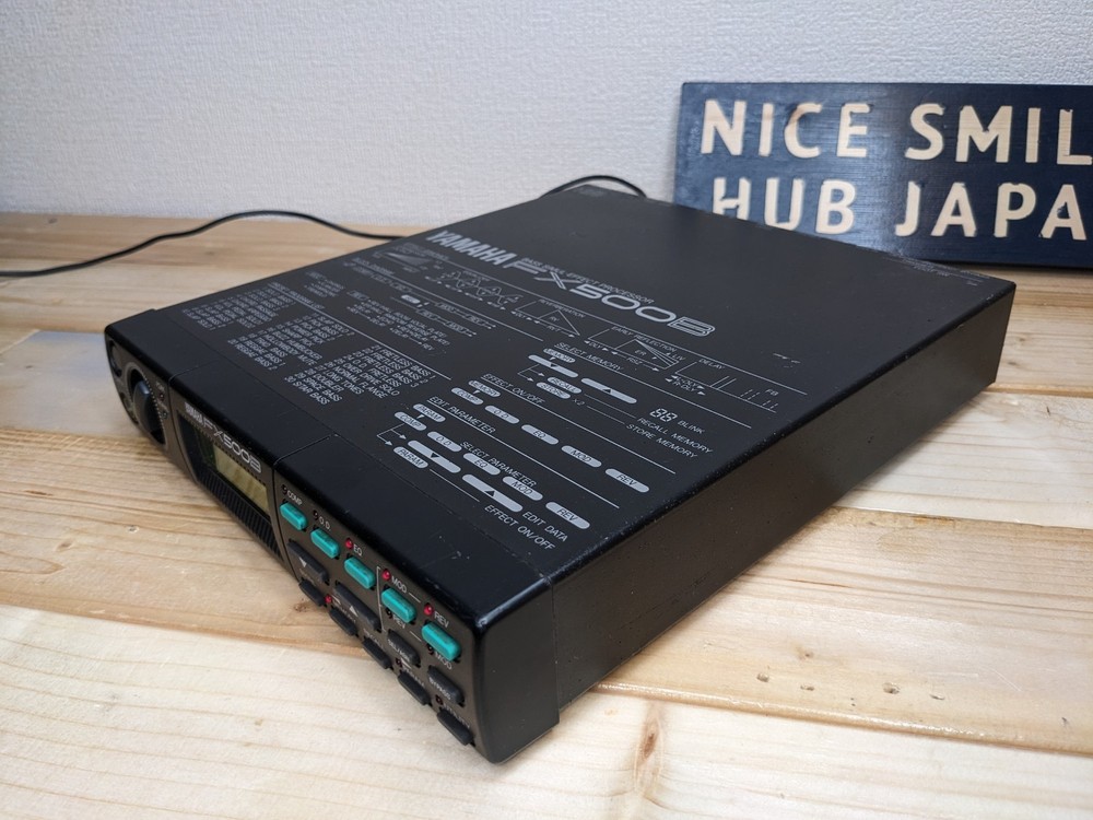 YAMAHA FX500B Multi Effects Processor w/PA1207 Adapter Tested & Working MIJ