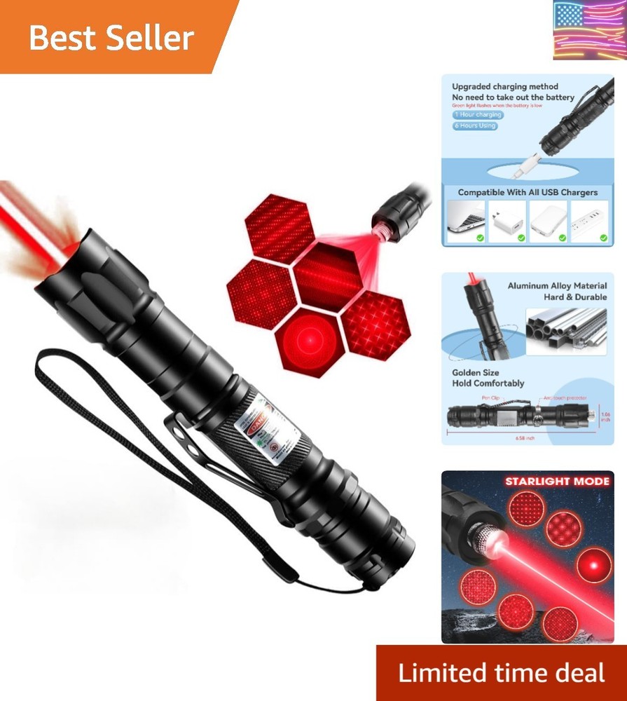 Red Laser Pointer High Power, Red Laser Pointer Indicator Light, Long Range P...