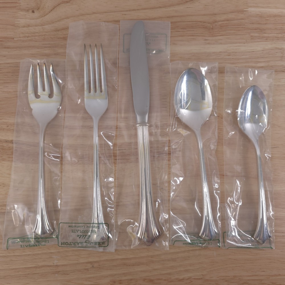 Reed & Barton PARTHENON Silverplate 1985 Elite Silverware 5 Pc Setting NOS