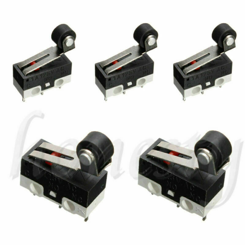 5x Ultra Mini Micro Switch Roller Lever Actuator Microswitch SPDT Sub Miniature