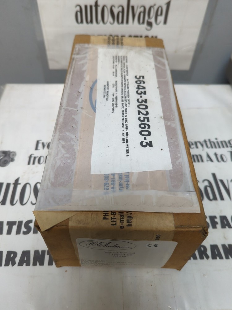 W.E. ANDERSON,V6EPB-BS4B,LIQUID FLOW SWITCH SEALED BOX