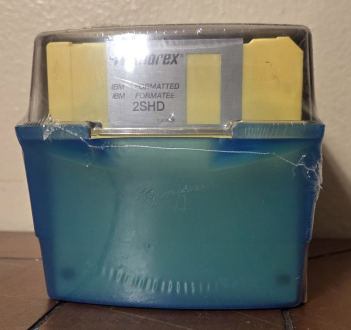 40 Pack Memorex PC Formatted 3.5" HD 1.44MB Computer Diskettes New