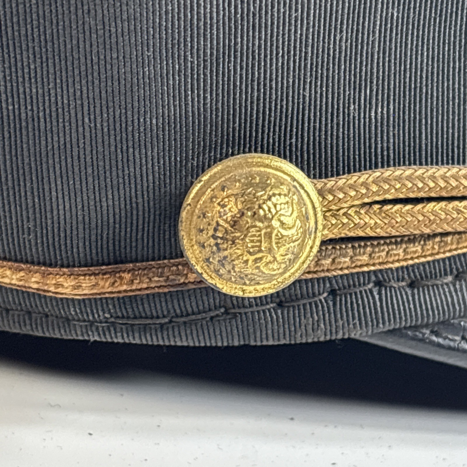 rare Civil War Veterans Kepi Hat Cap GAR Insignia Vintage Military 4C50