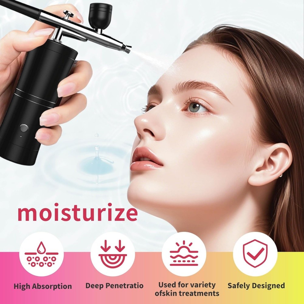 Portable Air Compressor Kit Airbrush Paint Spray Gun Nail Art Tattoo Airbrush