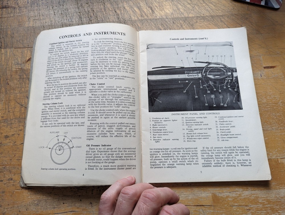 1965 Vauxhall Victor 101 Owners Handbook