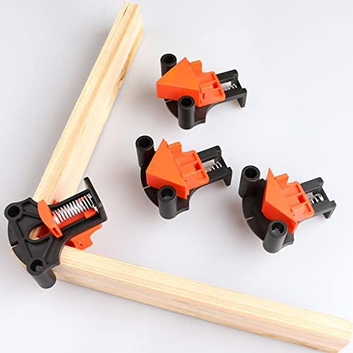 Corner Clamp for Woodworking - 60/90/120° Multi-Angle Adjustable Spring Clamps