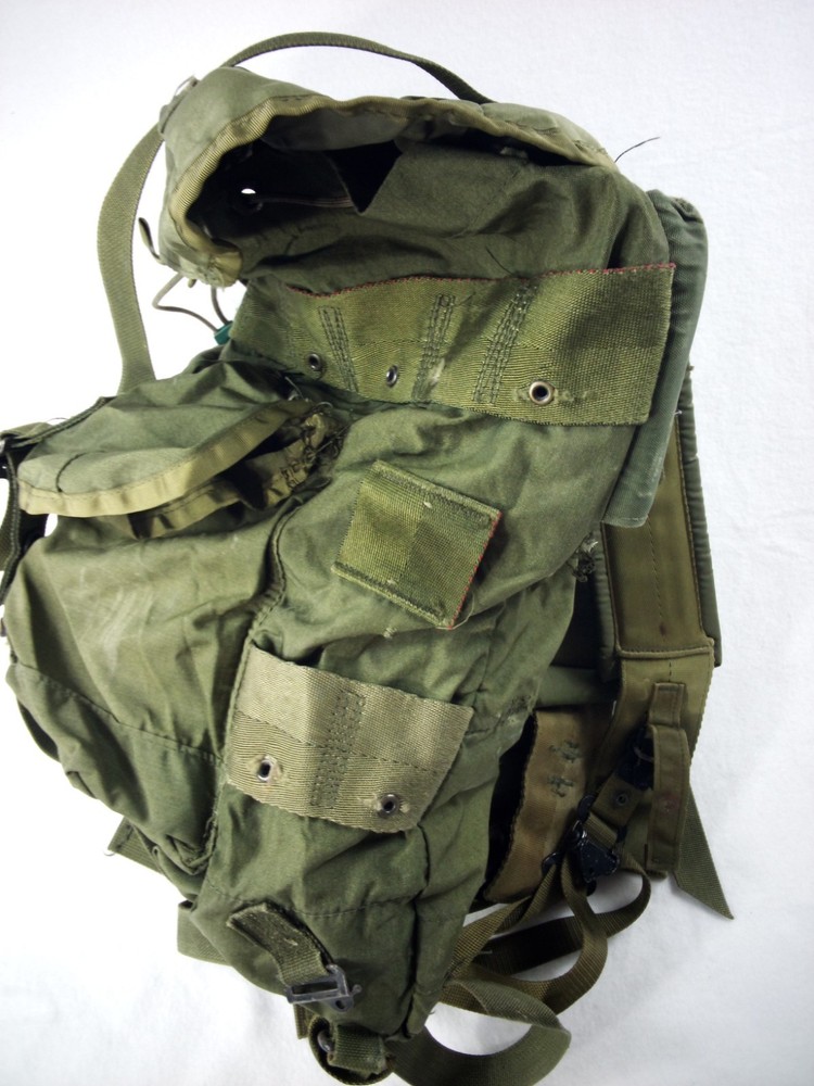 USGI ALICE Medium Field Pack with Straps Olive Drab - NO FRAME USED CONDITION #2