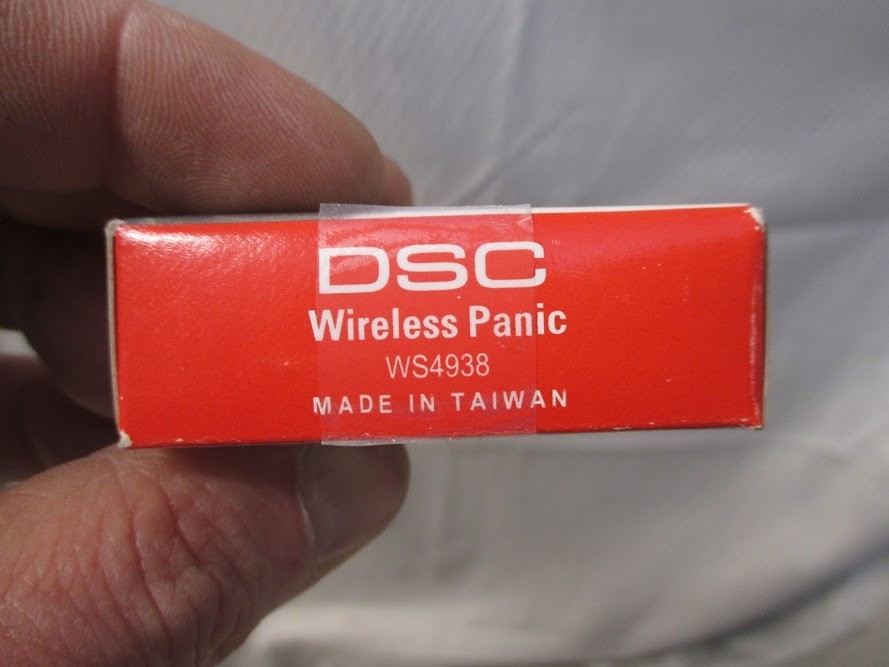 DSC WS4938 Single Button Wireless Panic Remote with Neck Strap & Clip