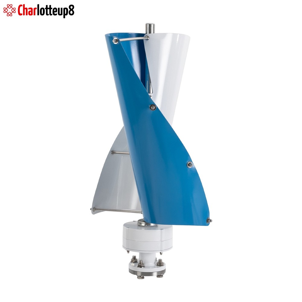 100W Vertical Axis Wind Turbine Generator 12V with Controller Home Windmill Kit