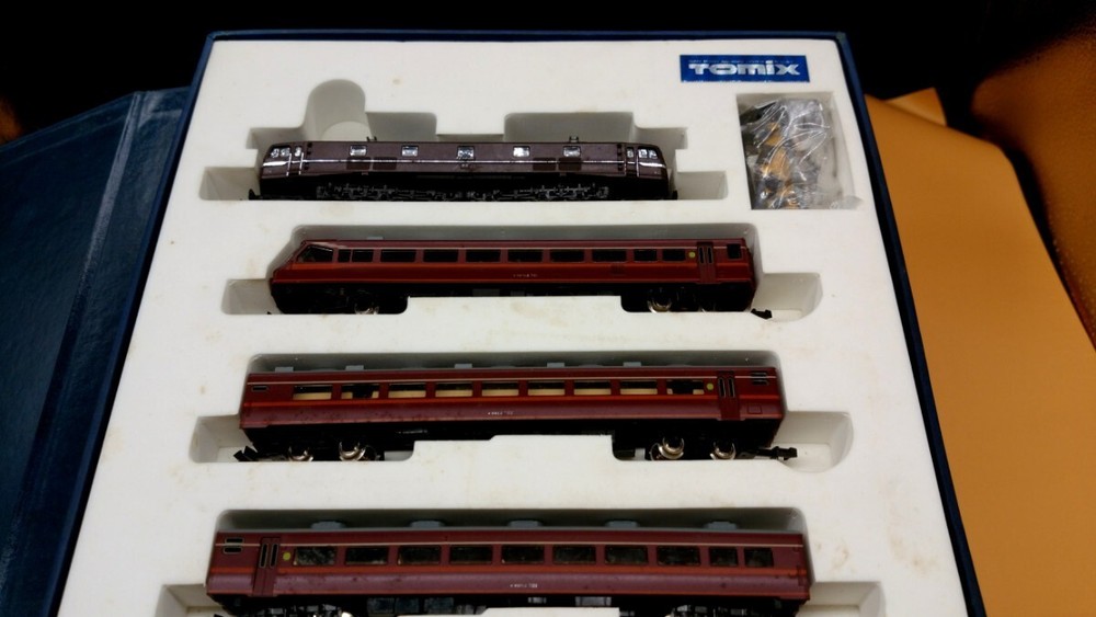 TOMIX EF58 Salon Express Tokyo Train Model Set, N scale, used