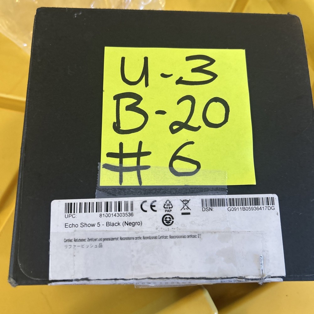 Amazon Echo Show 5 Smart Speaker Charcoal Black ❤️ Open Box