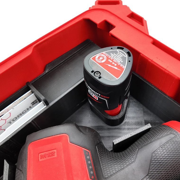 Tidy Tool Insert For Milwaukee M12 Fuel Hackzall V2
