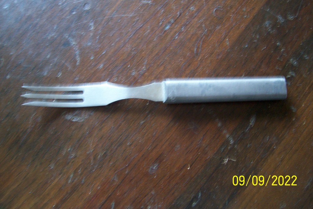 vintage metal handled fork