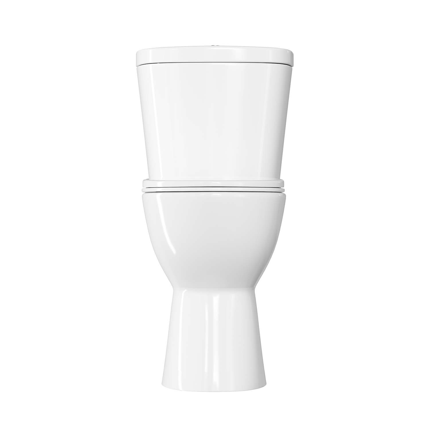 19inch Two Piece Rear Outlet Toilet 1/1.6GPF with Tank Extra Extension Pipe